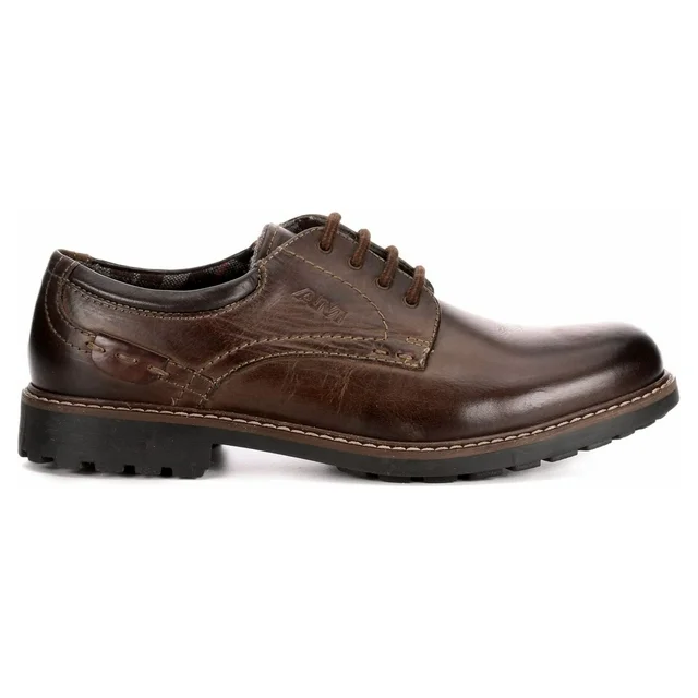AM Shoes Mens Leather Lace Up Oxford Dress Shoes