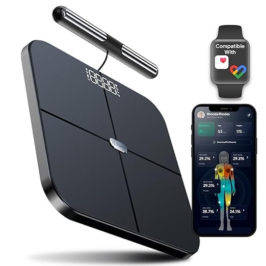 The Body Pod - Home Body Analyzer and Free Bluetooth App - 45+ Key Health Metrics - Accurate Personalized Data - Body Composition Scale - Smart Scale for Body Weight - HSA & FSA Eligible