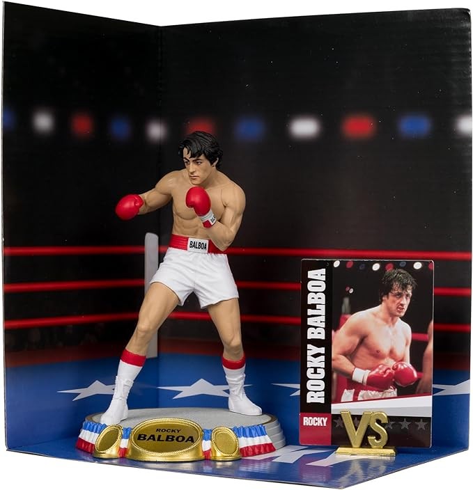 Roll over image to zoom in McFarlane - Rocky (1976) - Movie Maniacs - 6" Rocky Balboa Posed Figure